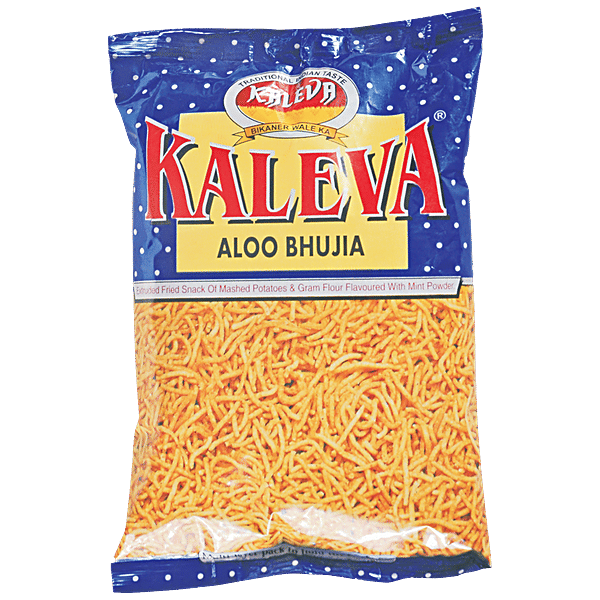 Buy Kaleva Aloo Bhujia Namkeen, Crunchy, Traditional Indian Snack