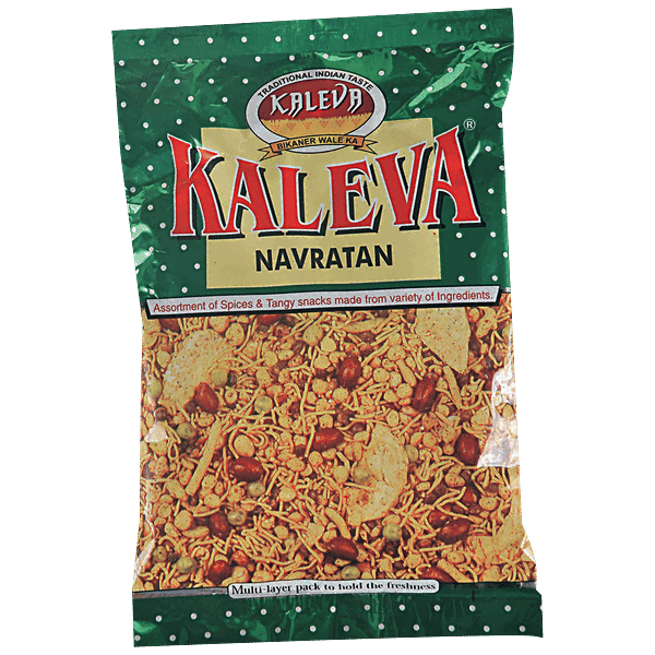 Buy Kaleva Navratan Namkeen, Crunchy & Tangy, Indian Traditional