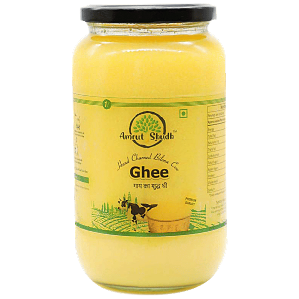 Buy Amrut Shudh A1 Cow Ghee By Bilona Method Improves Immunity