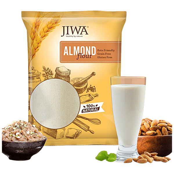 Buy Jiwa Almond Flour 100 Natural & Gluten Free, Grain Free Online