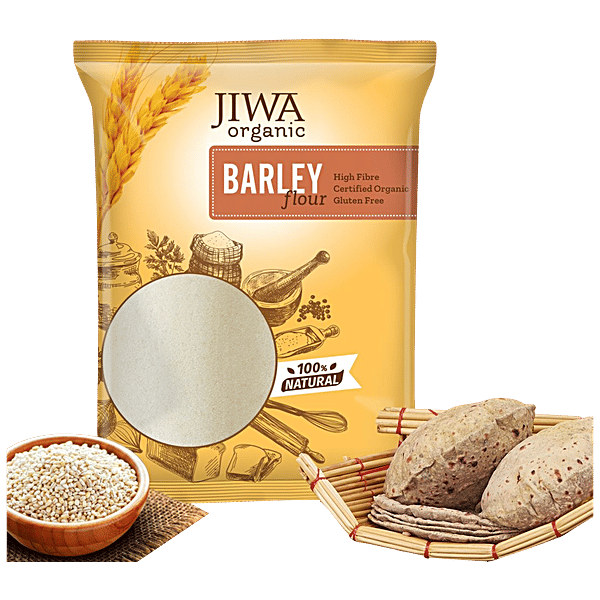 Buy Jiwa Organic Barley Flour 100 Natural & Gluten Free Online at