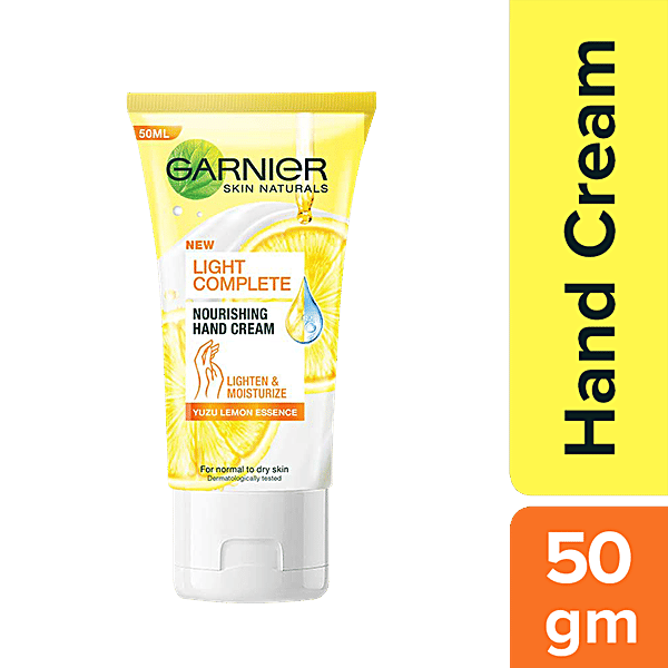 Buy Garnier Skin Naturals Light Complete, Nourishing Hand Cream, with