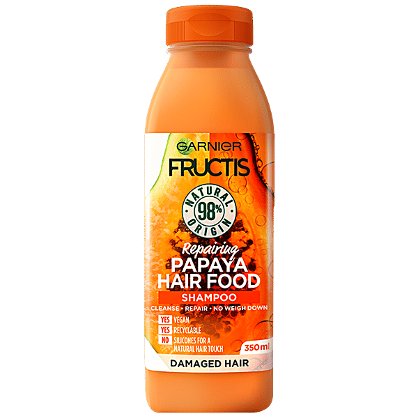 Buy Garnier Fructis Repairing Papaya Shampoo Hair Food, For Damaged