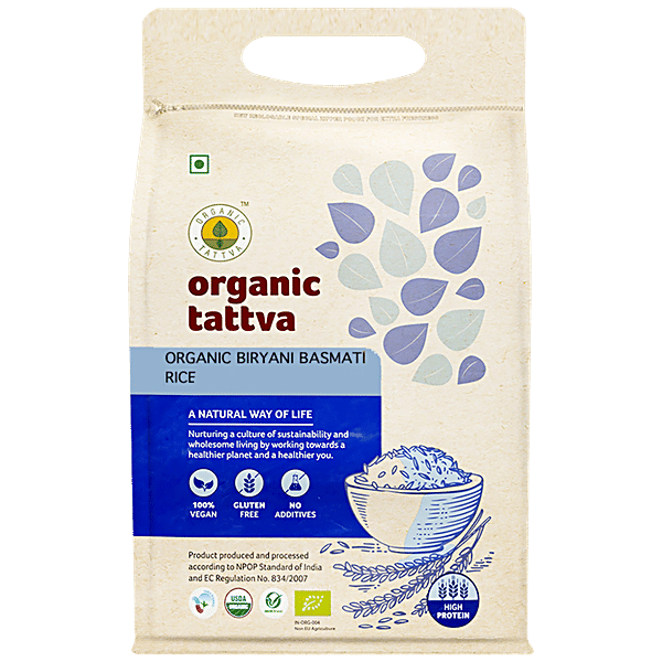 Buy Organic Tattva Biryani Basmati Rice Vegan, GlutenFree, Rich In Flavour Online at Best