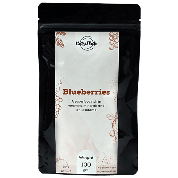 Buy Nutriplate India Blueberries Rich In Antioxidants Online at Best