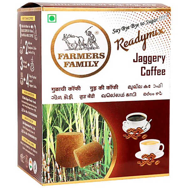 Buy Farmers Family Ready Mix Jaggery Lemon Tea Promotes Weight Loss Online at Best Price of Rs