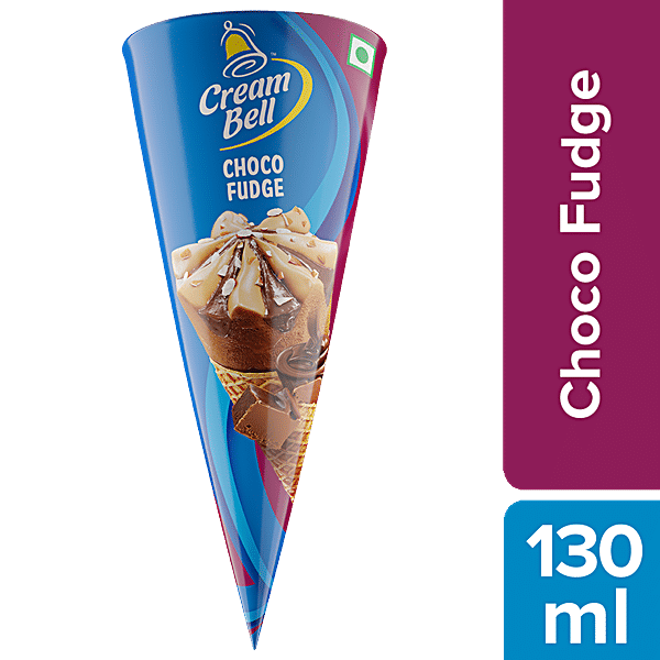 Buy Cream Bell Choco Coffee Almond Fudge Ice Cream Rich & Creamy, Delightful Flavour Online at
