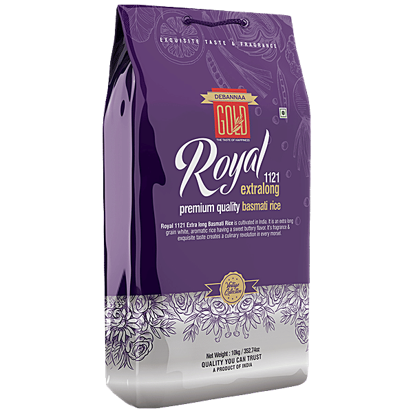 Buy Debannaa Gold Gold Royal Basmati Rice Extra Long, Premium Quality