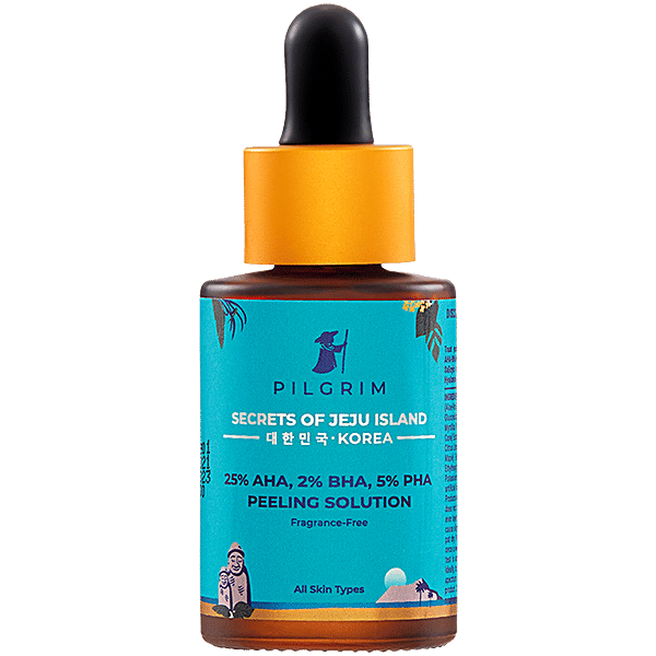 Buy Pilgrim 25% AHA + 2% BHA + 5% PHA Peeling Solution - Exfoliates ...
