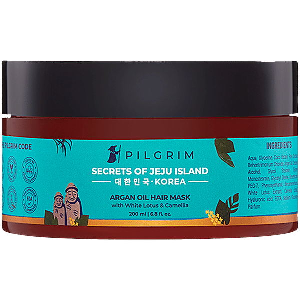 Buy PILGRIM Argan Oil Hair Mask With White Lotus & Camellia Promotes