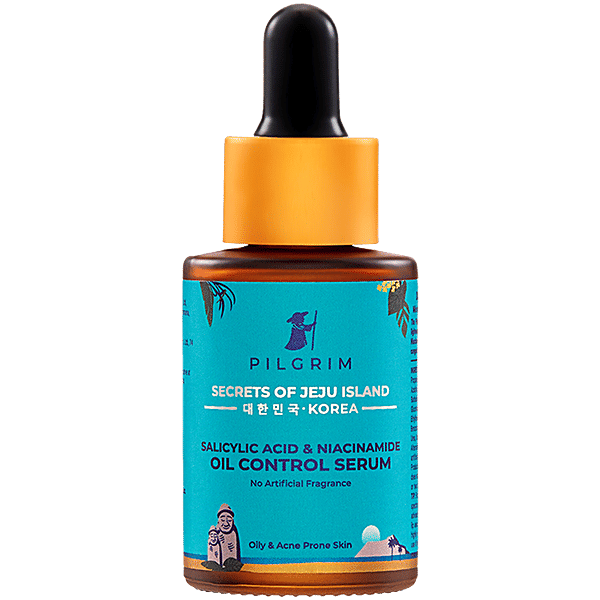 Buy PILGRIM Oil Control Serum With Salicylic Acid & Niacinamide For Oily & Acne Prone Skin