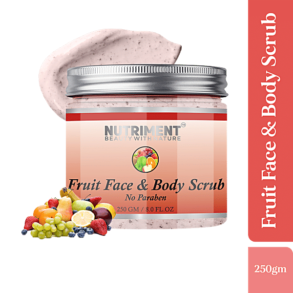 Buy Nutriment Fruit Face & Body Scrub Exfoliation Action, Can Be Used