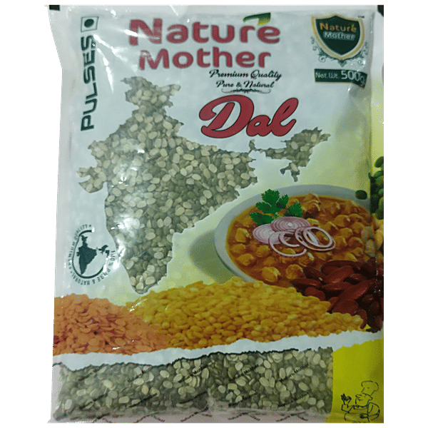 Buy Nature Mother Moong Chilka Dal Split, Rich In Protein, Valuable Nutrients Online at Best