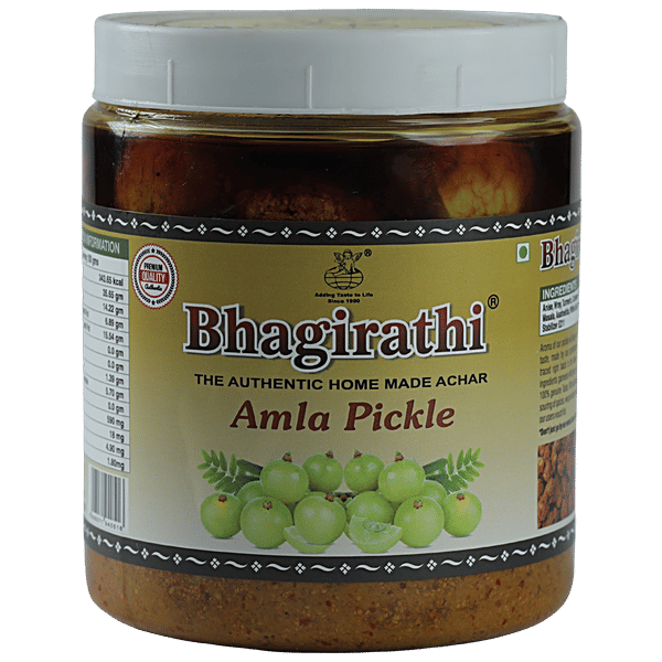 Buy Bhagirathi Amla Pickle Indian Gooseberry, Authentic Home Made