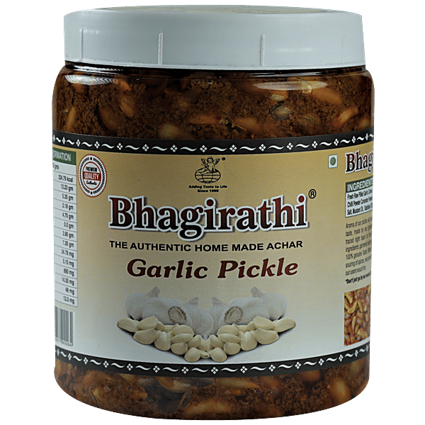 Buy Bhagirathi Garlic Pickle Authentic Home Made Achar Online at Best