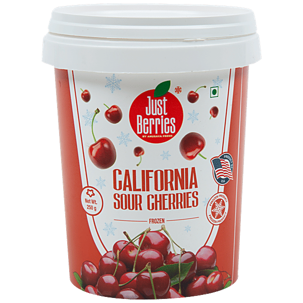Buy JUST BERRIES Frozen California Sour Cherries Rich In Antioxidants & Minerals Online at