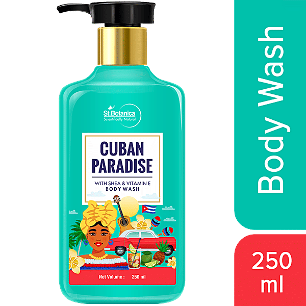 Buy StBotanica Cuban Paradise Body Wash With Shea & Vitamin E