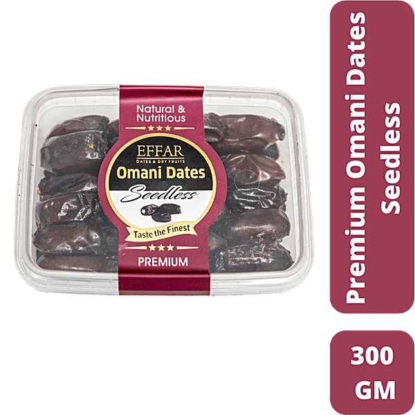 Buy Effar Dates & Dryfrutis Omani Seedless Dates Premium Quality