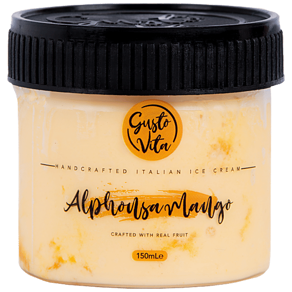 Buy GustoVita Handcrafted Italian Ice Cream Alphonsa Mango, Rich