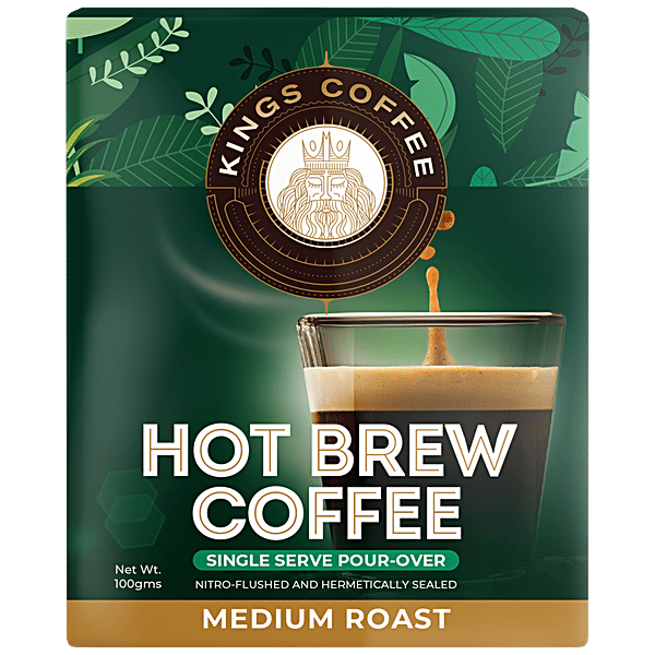 Buy KINGS COFFEE Medium Roast Rich In Aroma, Flavour & Antioxidants