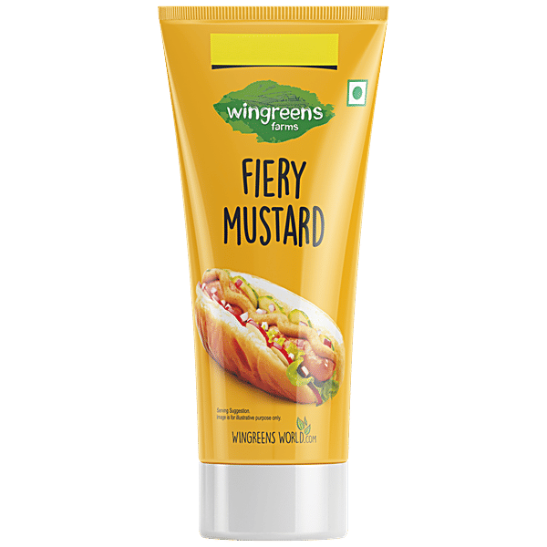Buy Wingreens Farms Fiery Mustard Sauce Savoury Flavours, Made With