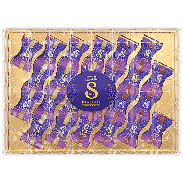 Buy Cadbury Dairy Milk Silk Dairy Milk Silk Pralines Creamy Dark