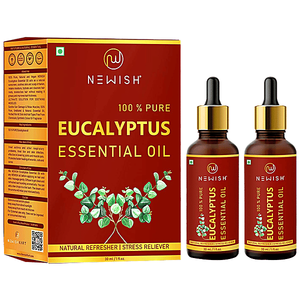 Buy Newish Eucalyptus Oil For Cold & Cough, Steam Inhalation