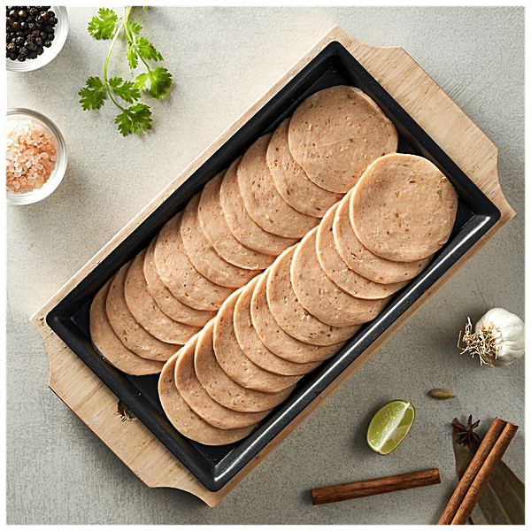 Buy fresho! Chicken Salami Sliced, Spicy, Ready To Fry, Rich In