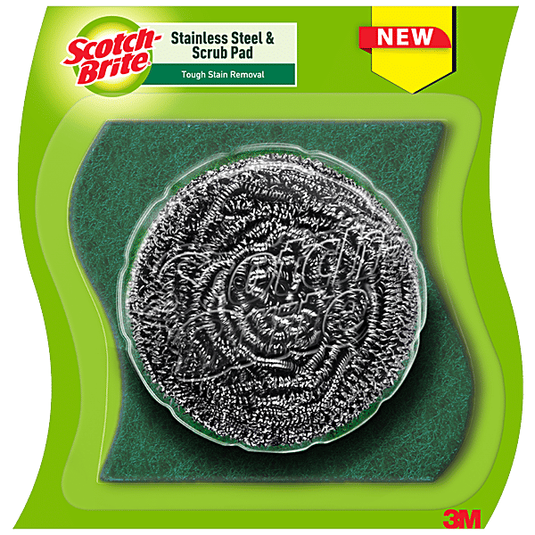 Buy Scotch brite Scrubber Combo Of Stainless Steel & Scrub Pad Tough