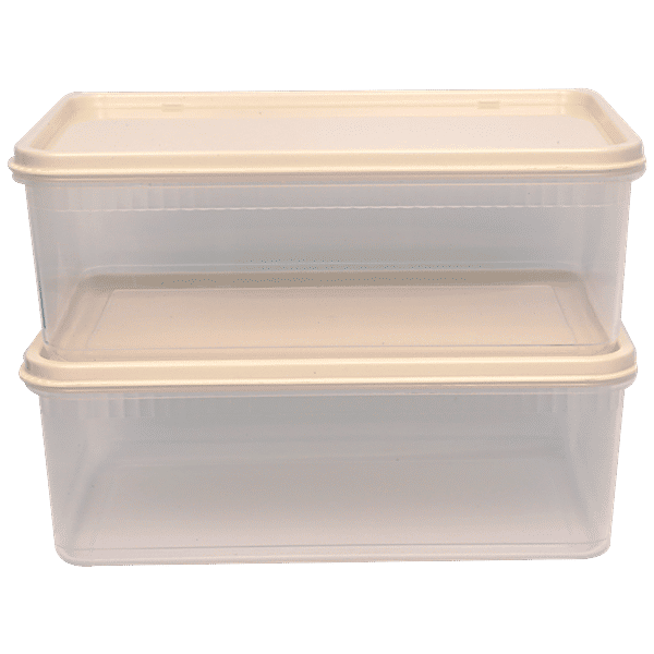 Buy Unica Flamante Rectangular Containers Set Durable, Storage Boxes