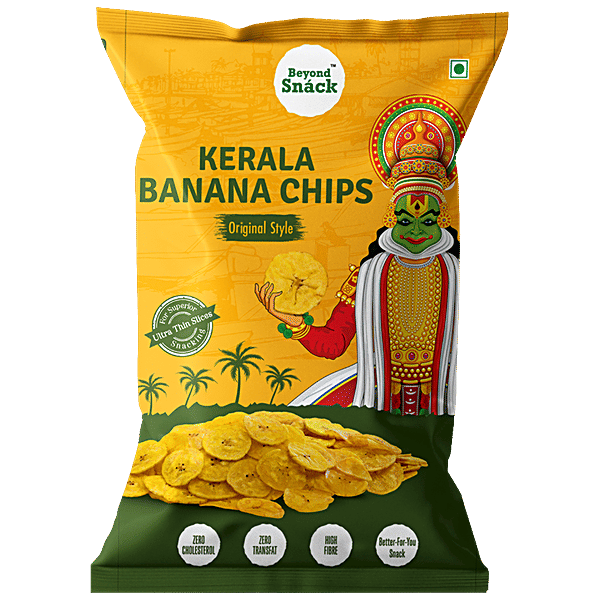 Buy Beyond Snack Kerala Banana Chips Original Style, Thin & Crispy, Delicious Online at Best