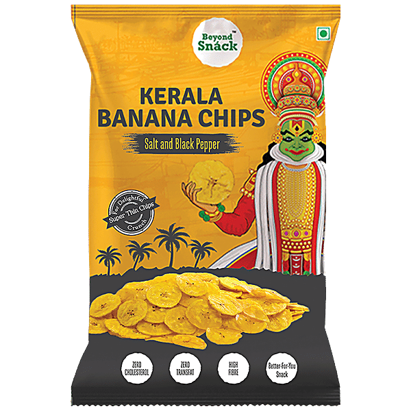 Buy Beyond Snack Kerala Banana Chips Salt & Pepper, Savoury & Crispy