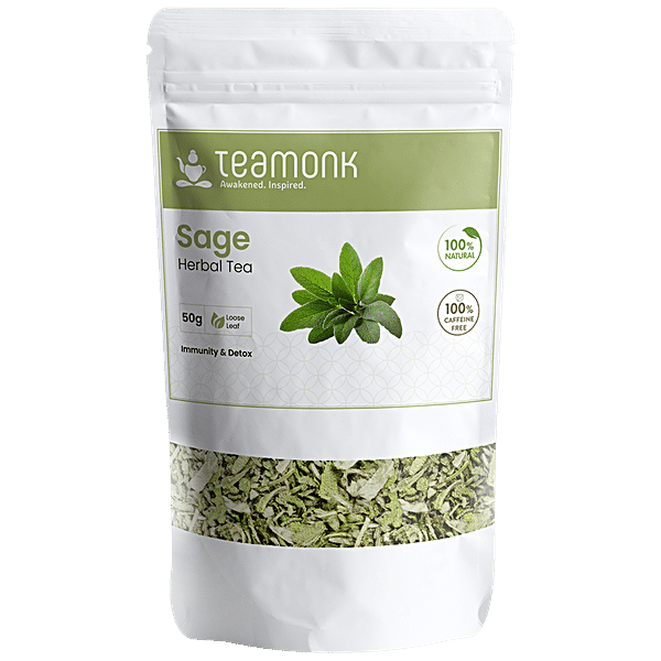 Buy Teamonk Sage Herbal Tea High In Nutrients & Antioxidants Online