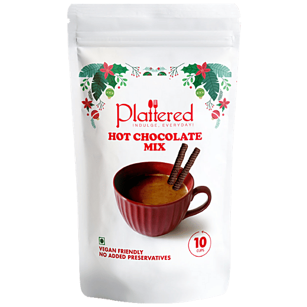 Buy PLATTERED Hot Chocolate Mix Delicious, Vegan Friendly, No