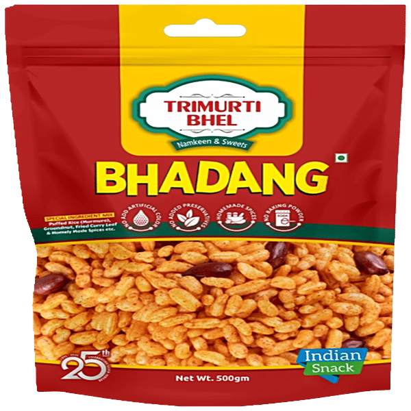 Buy TRIMURTI BHEL Bhadang Indian Snack, Rich In Vitamin B6, Nutty
