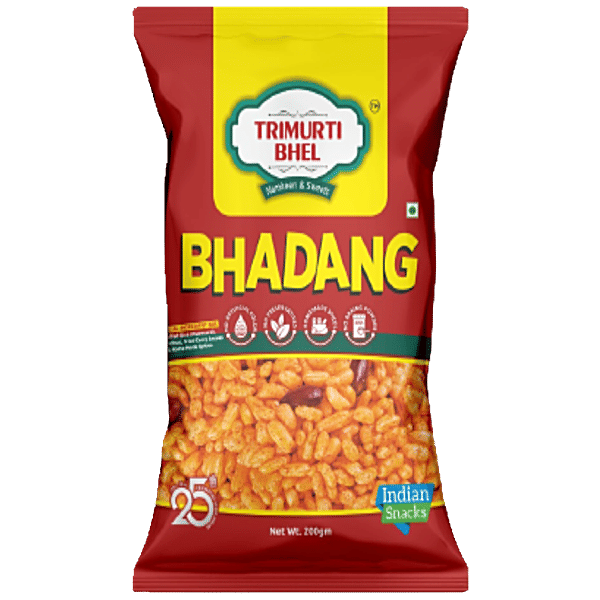 Buy TRIMURTI BHEL Bhadang Indian Snack, Rich In Vitamin B6, Nutty