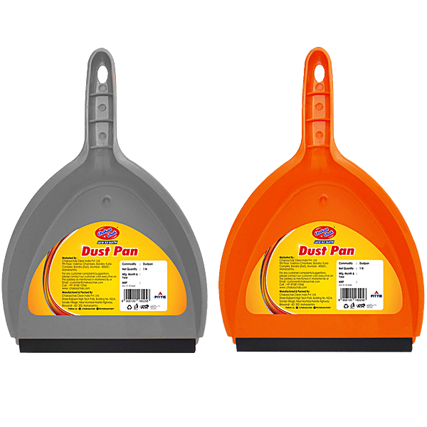 Buy Chakaachak Dust Pan Premium Quality, Flexible, Multicolour Online