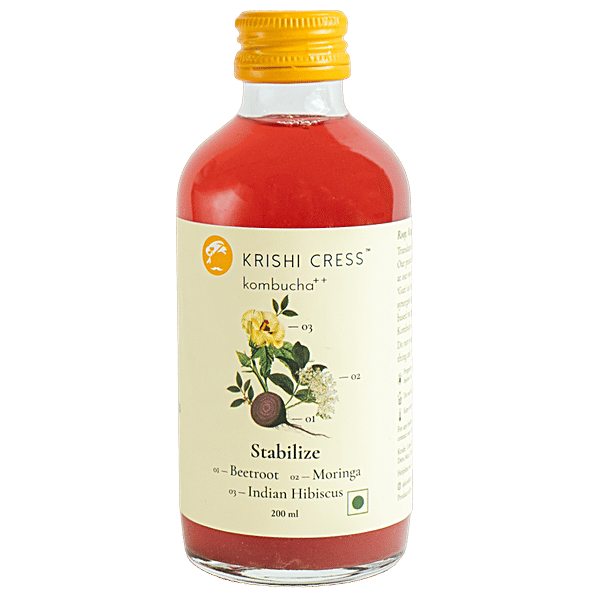 Buy Krishi Cress Kombucha Stabilize Beetroot, Moringa & Indian