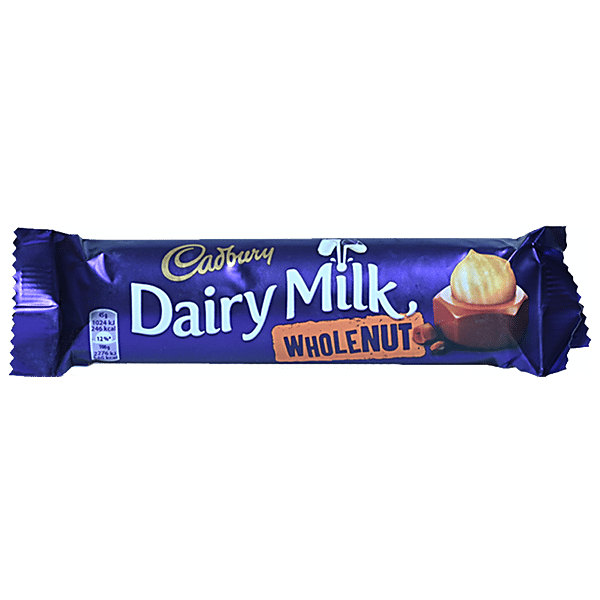 Buy Cadbury Dairy Milk Whole Nut, Imported, Rich Classic Taste Online