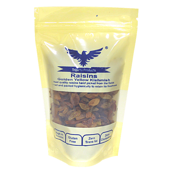 Buy Tripathi Products Golden Yellow Kishmish/Raisins High In Protein