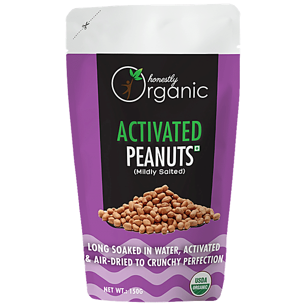 Buy Honestly Organic Activated Peanuts Mildly Salted, Crunchy, Rich