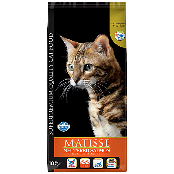 Buy FARMINA PET FOODS Neutered Salmon Cat Dry Food, Adult Online at