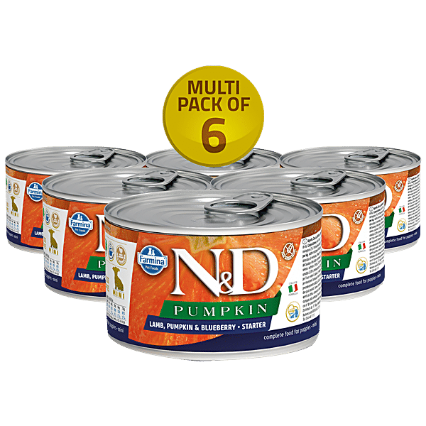 Buy FARMINA PET FOODS N&D Pumpkin Dog Wet Food Lamb & Blueberry