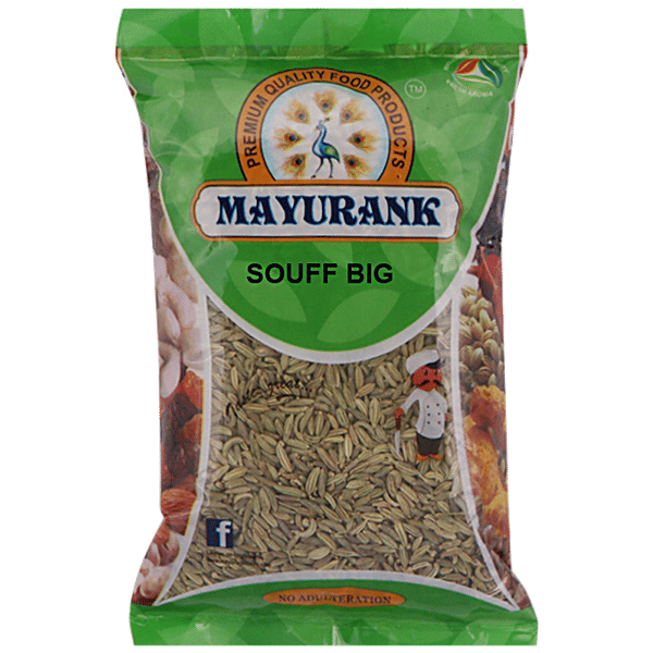 Buy MAYURANK Souff Big Fennel Seeds, Aids Digestion & Controls Blood