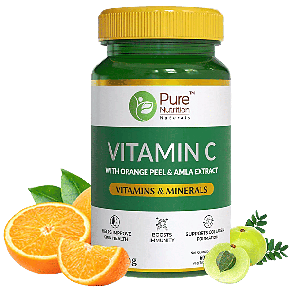 Buy Pure Nutrition Vitamin C Tablet Boosts Immunity & Provides