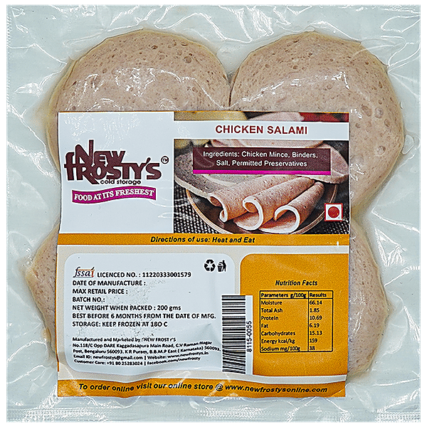 Buy New Frosty's Chicken Salami Plain, Fresh, Authentic Taste, Highly