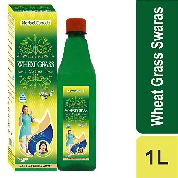 Buy Herbal Canada Wheat Grass Swaras Natural Detoxifier For Healthy