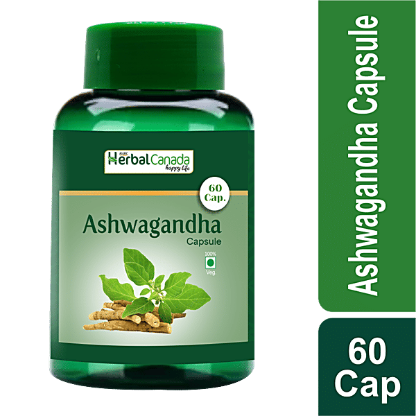 Buy Herbal Canada Ashwagandha Capsule Ayurvedic Medicine, Immunity