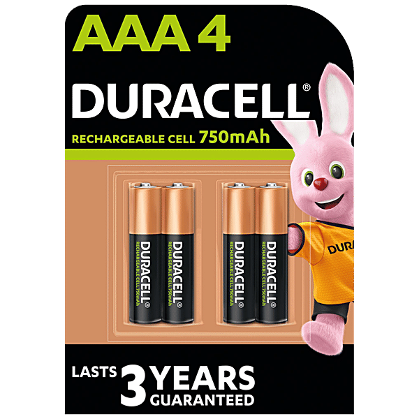 Buy Duracell Rechargeable AAA 750mAh Batteries Online at Best Price of Rs  449 - bigbasket