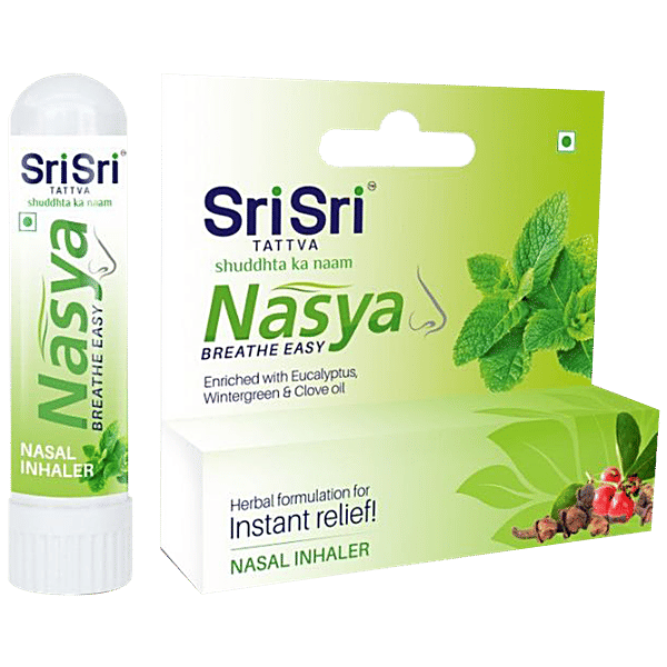 Buy Sri Sri Tattva Nasya Nasal Inhaler Herbal Formulation For Instant